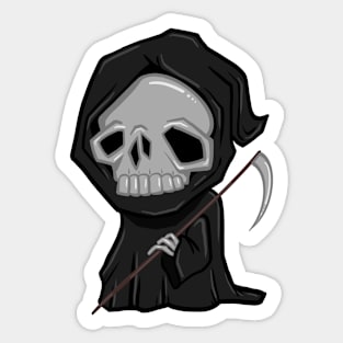 Wittle Grim Reaper Sticker